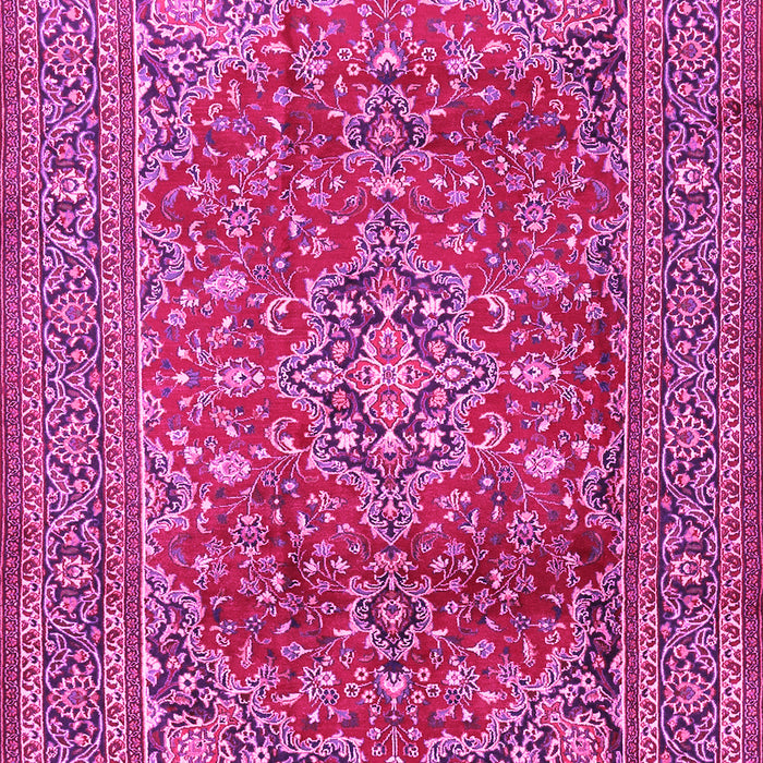 Machine Washable Persian Pink Traditional Rug, wshtr2811pnk