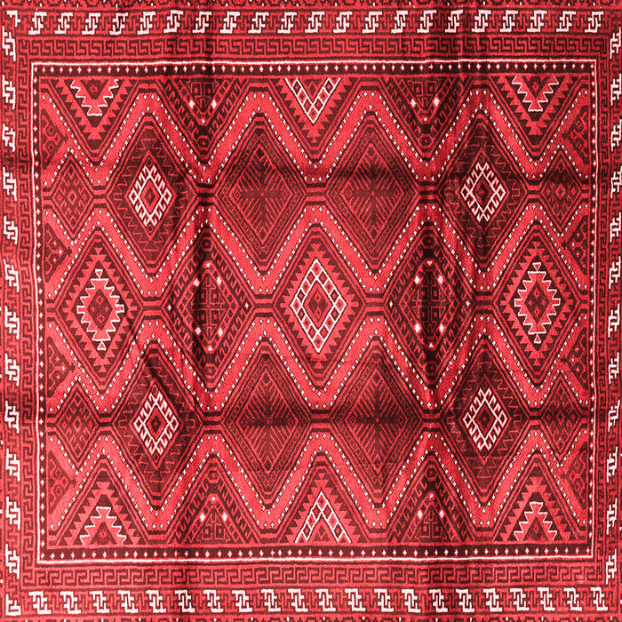 Machine Washable Persian Red Traditional Rug, wshtr2812red