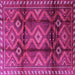 Square Persian Pink Traditional Rug, tr2812pnk