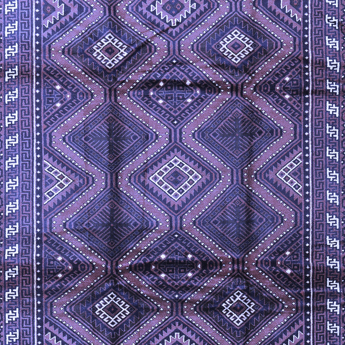 Machine Washable Persian Blue Traditional Rug, wshtr2812blu