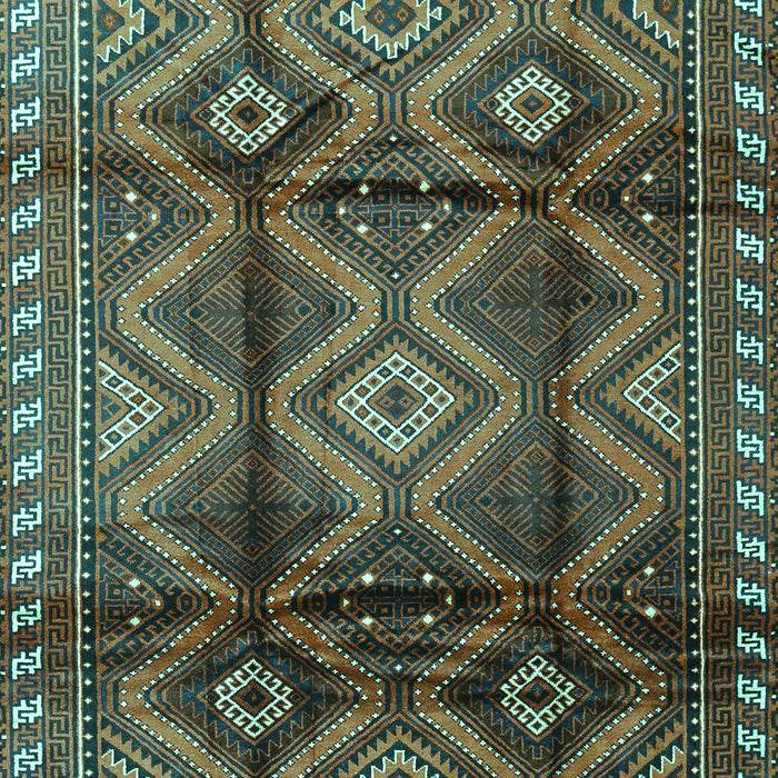Machine Washable Persian Turquoise Traditional Area Rugs, wshtr2812turq
