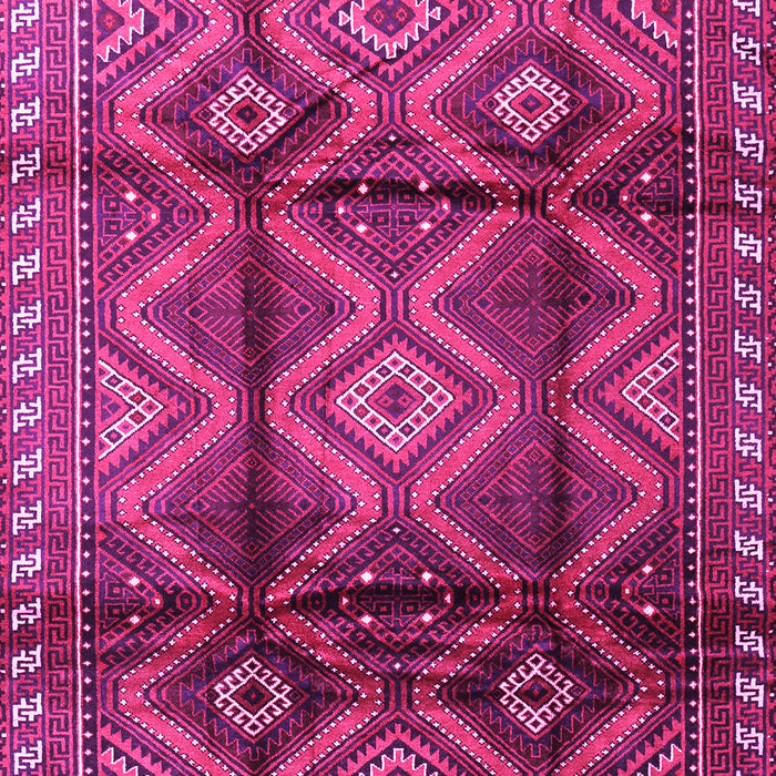 Machine Washable Persian Pink Traditional Rug, wshtr2812pnk