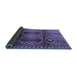 Sideview of Persian Blue Traditional Rug, tr2812blu