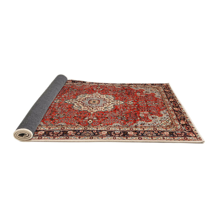 Sideview of Traditional Red Persian Rug, tr2814