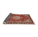 Sideview of Traditional Red Persian Rug, tr2814