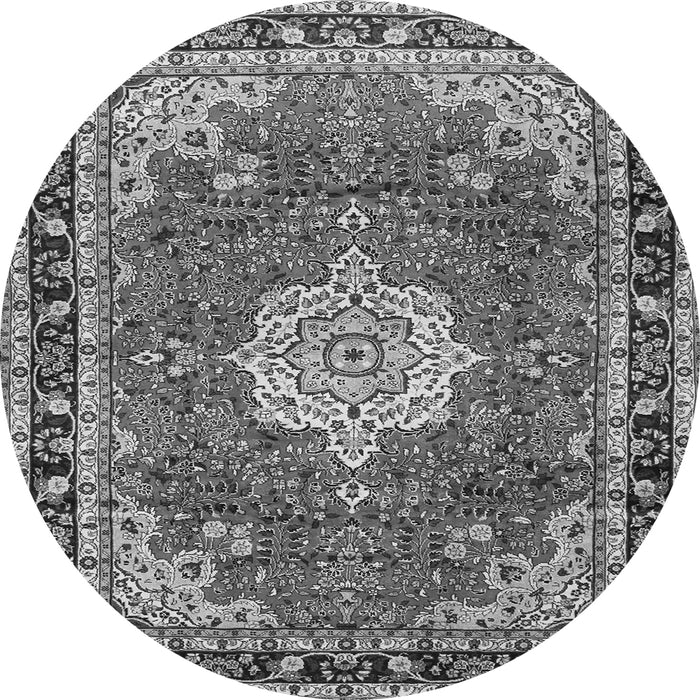 Square Persian Gray Traditional Rug, tr2814gry