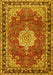 Machine Washable Persian Yellow Traditional Rug, wshtr2814yw