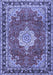 Machine Washable Persian Blue Traditional Rug, wshtr2814blu