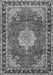 Serging Thickness of Machine Washable Persian Gray Traditional Rug, wshtr2814gry