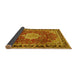 Sideview of Persian Yellow Traditional Rug, tr2814yw