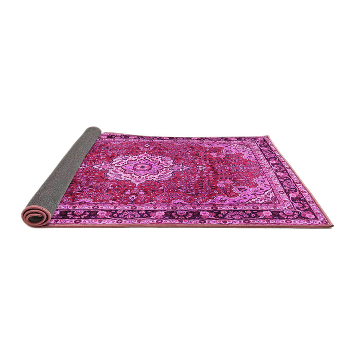 Sideview of Persian Pink Traditional Rug, tr2814pnk