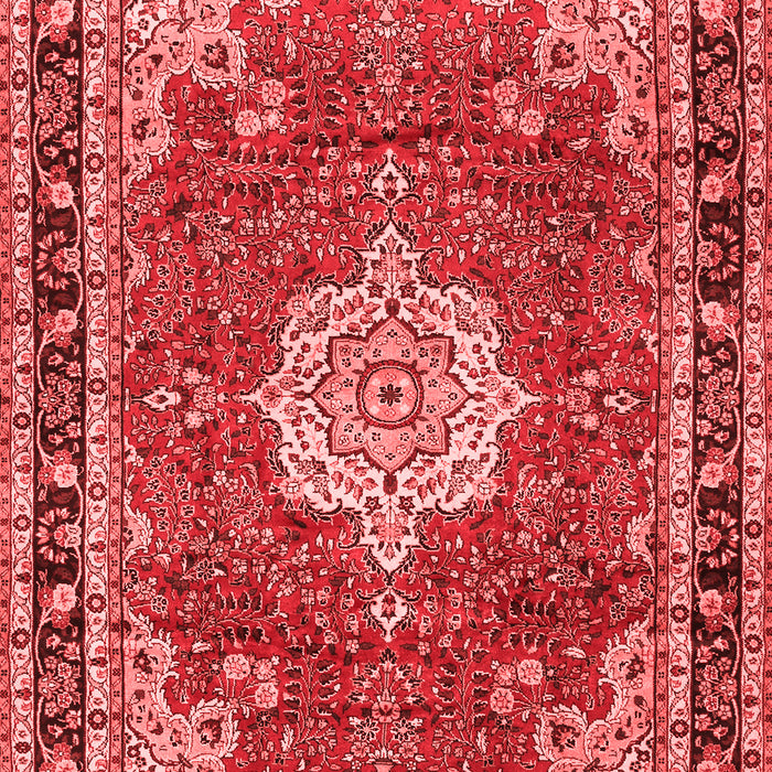 Machine Washable Persian Red Traditional Rug, wshtr2814red