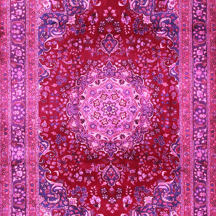 Medallion Pink Traditional Rug, tr2815pnk