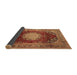 Sideview of Medallion Brown Traditional Rug, tr2815brn