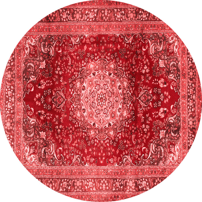 Medallion Red Traditional Rug, tr2815red