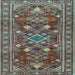 Square Persian Light Blue Traditional Rug, tr2816lblu