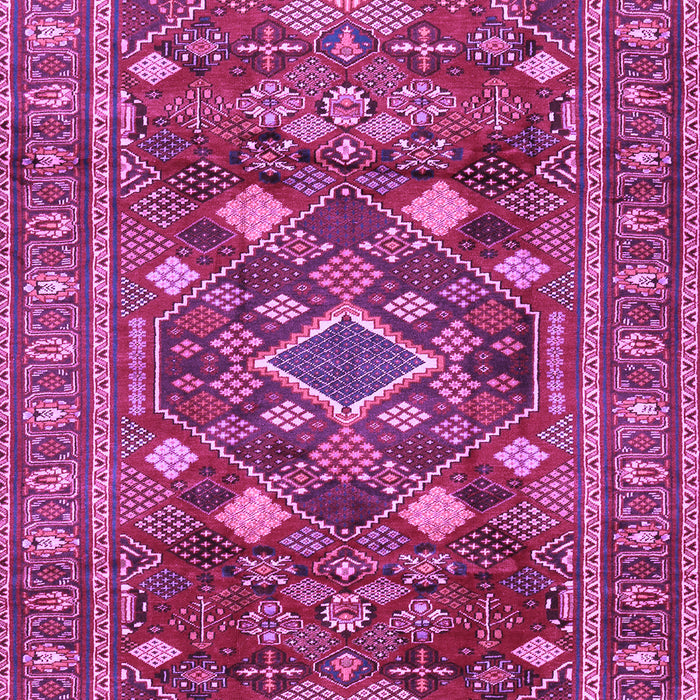 Machine Washable Persian Purple Traditional Area Rugs, wshtr2816pur