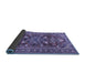 Sideview of Persian Blue Traditional Rug, tr2816blu