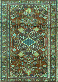 Persian Turquoise Traditional Rug, tr2816turq