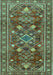 Machine Washable Persian Turquoise Traditional Area Rugs, wshtr2816turq