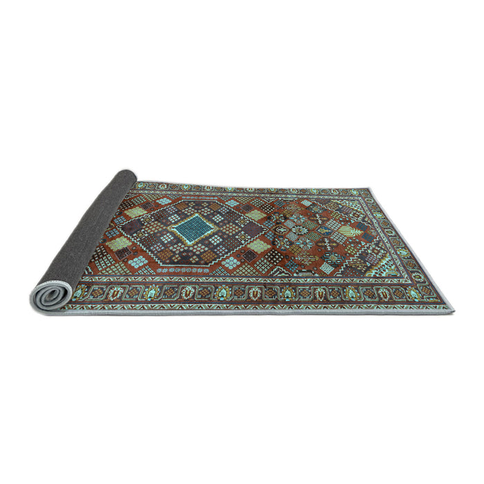 Sideview of Persian Light Blue Traditional Rug, tr2816lblu
