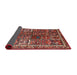 Sideview of Traditional Dark Almond Brown Persian Rug, tr2817