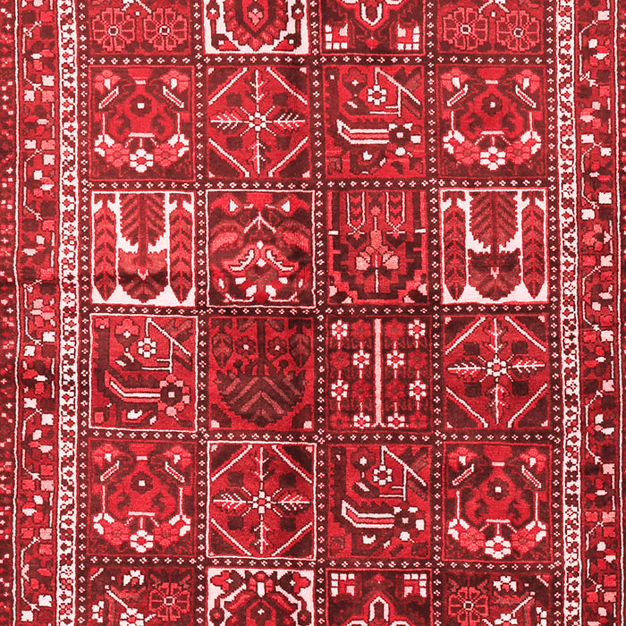 Machine Washable Persian Red Traditional Rug, wshtr2817red