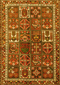 Persian Yellow Traditional Rug, tr2817yw