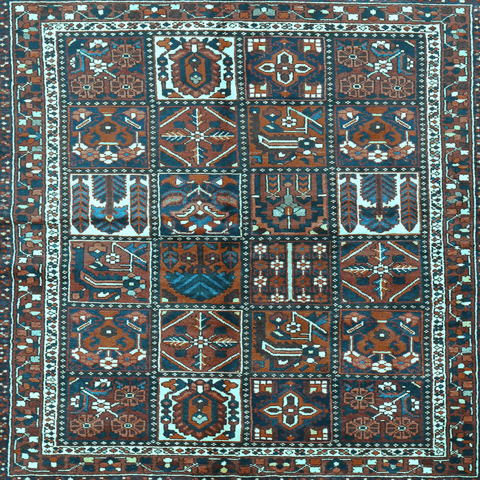 Square Persian Light Blue Traditional Rug, tr2817lblu