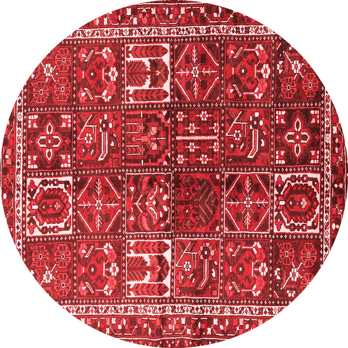 Machine Washable Persian Red Traditional Rug, wshtr2817red