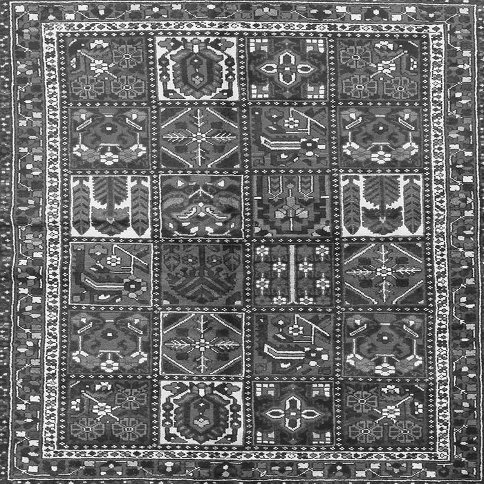 Serging Thickness of Persian Gray Traditional Rug, tr2817gry