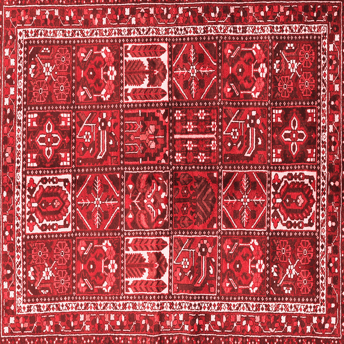 Machine Washable Persian Red Traditional Rug, wshtr2817red