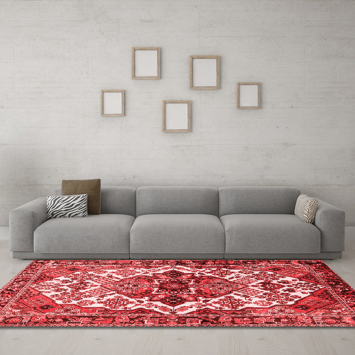 Traditional Red Washable Rugs