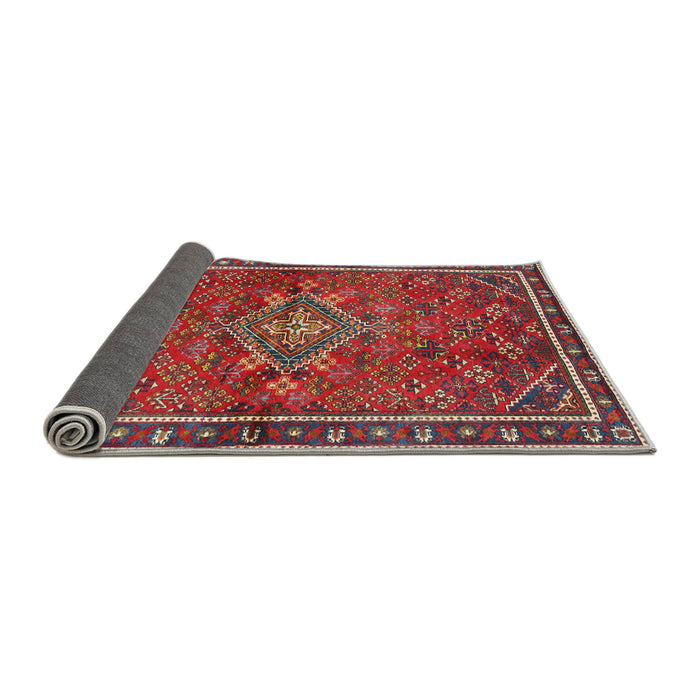 Sideview of Traditional Red Persian Rug, tr2819