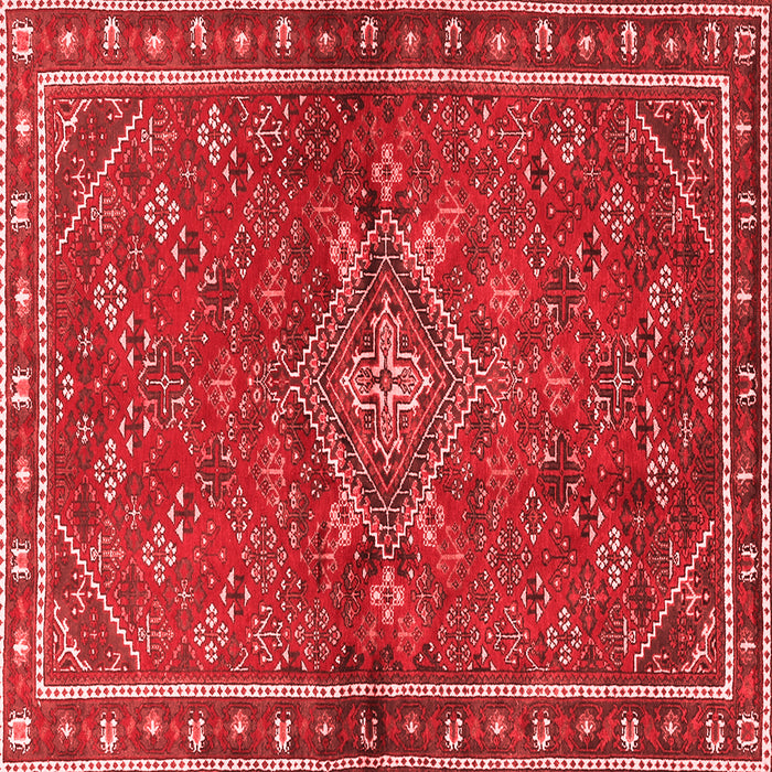 Machine Washable Persian Red Traditional Rug, wshtr2819red