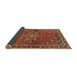 Sideview of Persian Brown Traditional Rug, tr2819brn