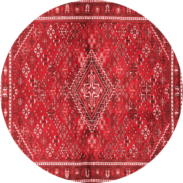 Machine Washable Persian Red Traditional Rug, wshtr2819red