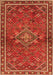 Persian Orange Traditional Rug, tr2819org