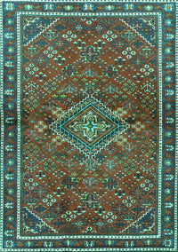 Persian Turquoise Traditional Rug, tr2819turq