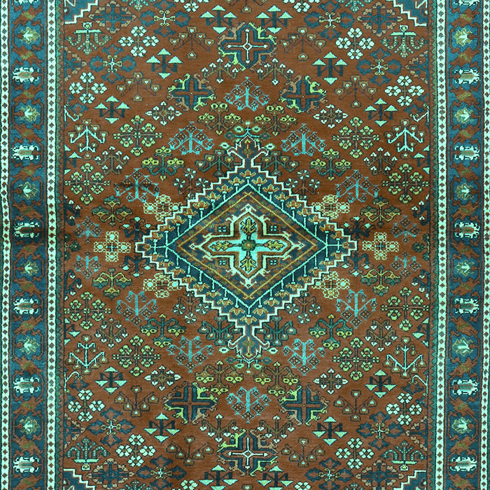 Persian Turquoise Traditional Rug, tr2819turq
