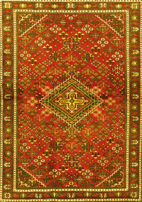 Persian Yellow Traditional Rug, tr2819yw