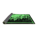 Sideview of Oriental Emerald Green Asian Inspired Rug, tr281emgrn