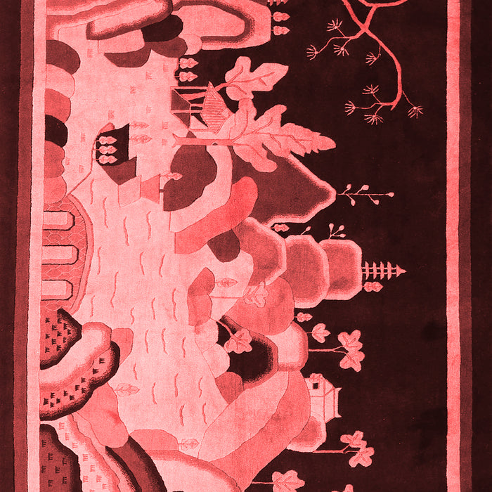 Oriental Red Asian Inspired Area Rugs