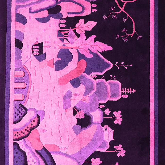 Oriental Pink Asian Inspired Rug, tr281pnk