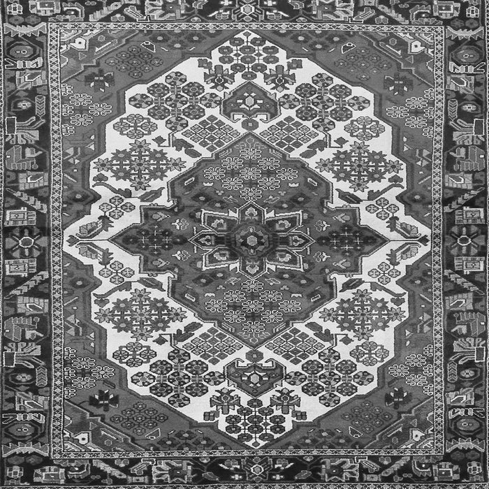 Serging Thickness of Persian Gray Traditional Rug, tr2820gry