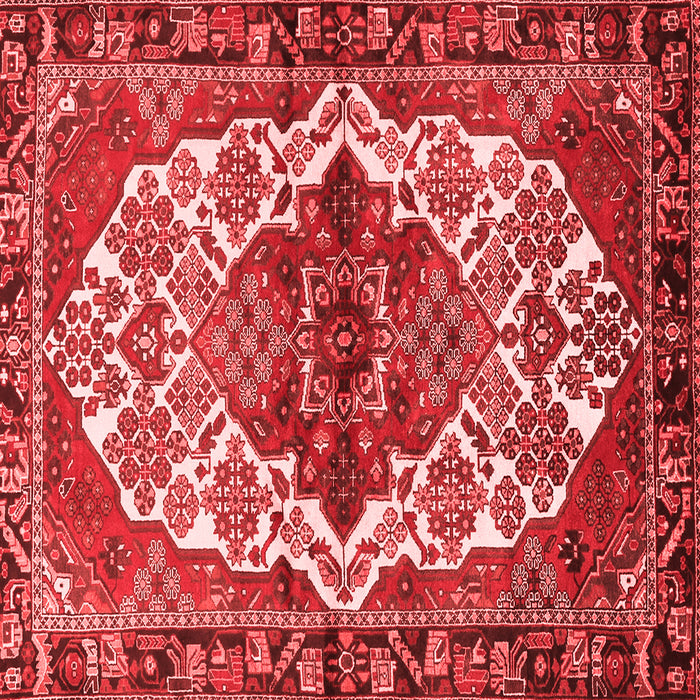 Machine Washable Persian Red Traditional Rug, wshtr2820red
