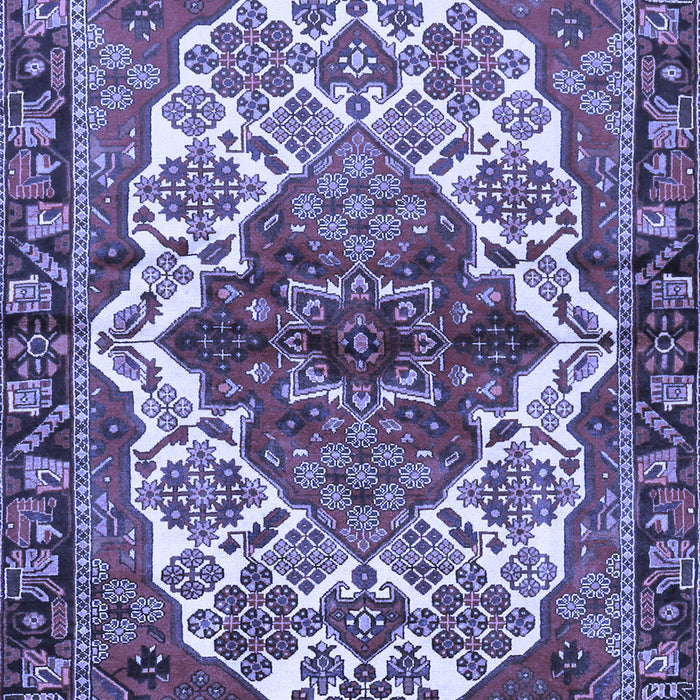 Machine Washable Persian Blue Traditional Rug, wshtr2820blu