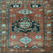 Square Persian Light Blue Traditional Rug, tr2821lblu