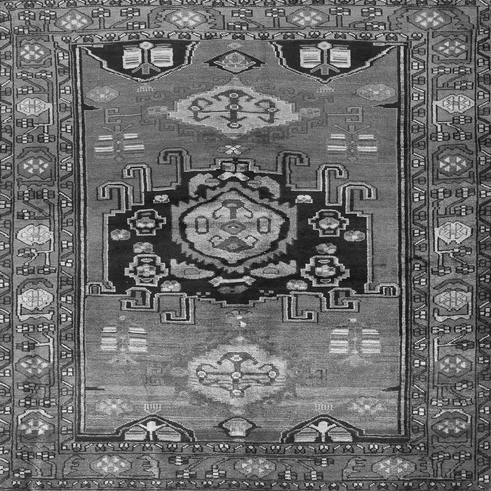 Serging Thickness of Persian Gray Traditional Rug, tr2821gry