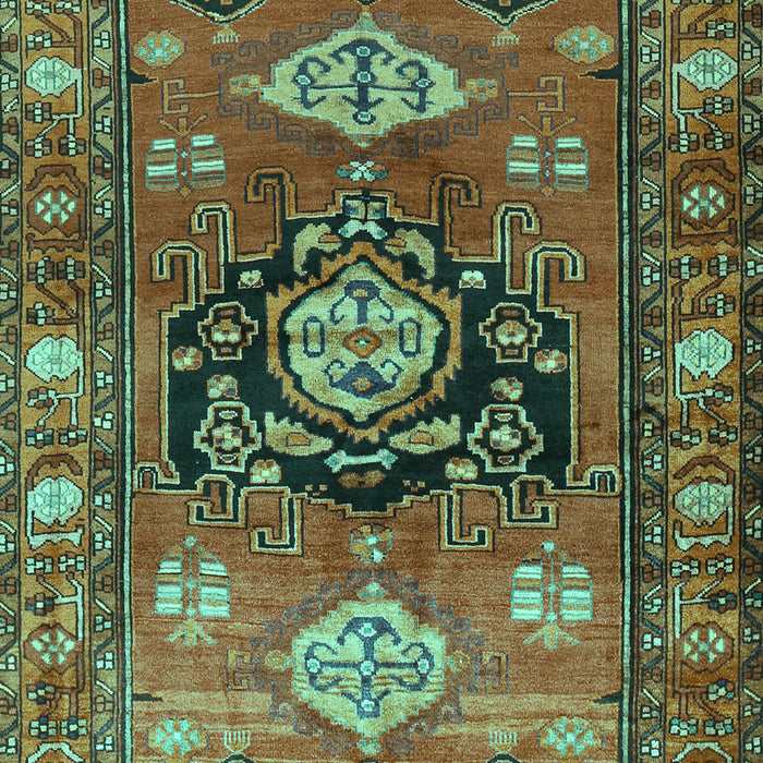 Persian Turquoise Traditional Rug, tr2821turq